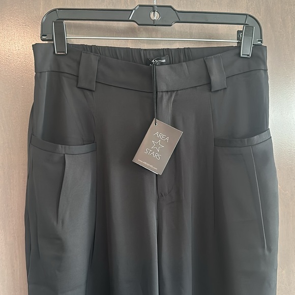 Area Stars Women’s Black Wide Leg Pants Size L NWT - Picture 5 of 12